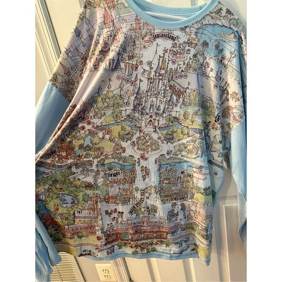 Walt Disney World The Vault Collection Map of the Park Shirt sz XXL NWT - Picture 4 of 8